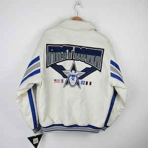 Vintage 90s Deadstock First Down Racing Gear Jacket - Size L/XL