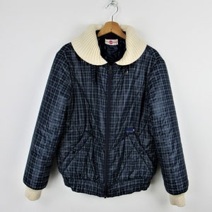 Colmar Vintage 80er Wattierte Bomberjacke - Größe S