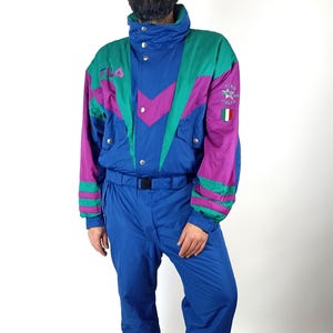 Vintage FILA SKI Team Italia Jacket Authentic 90s Retro
