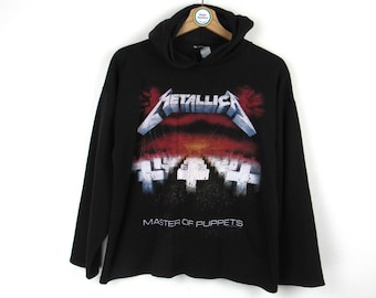 Metallic sweatshirt Master of Puppets vintage Y2K - Size M