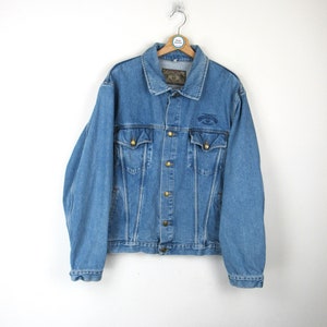 Vintage 90s Armani Jeans Jacket - Size XL - Etsy