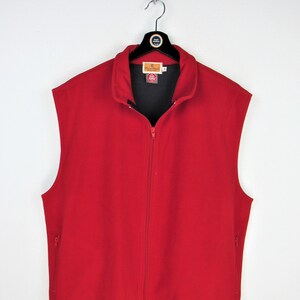 Vintage 90s Conte of Florence fleece vest