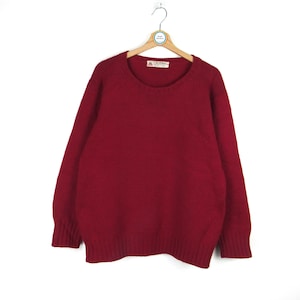 L&#39;Alpina vintage 70s red sweater - Size XL