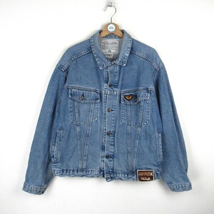 Avirex Vintage 80s 90s Denim Jacket Size L