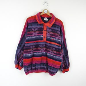Colmar Vintage 90er Fleece-Sweatshirt – Größe M
