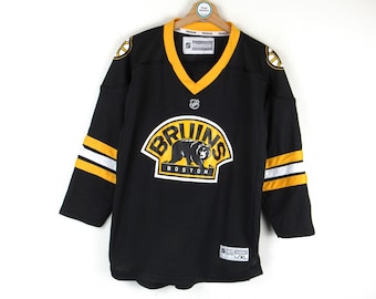 Maillot LNH vintage des Bruins de Boston Reebok des années 90 - Taille S