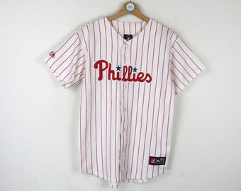 ウェア Majestic MLB Philadelphia Phillies Vintage Philadelphia Phillies Majestic Baseball Jersey, Size