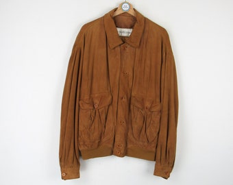 Vintage 90s Umberto Olivieri Leather Jacket - Size M - Etsy
