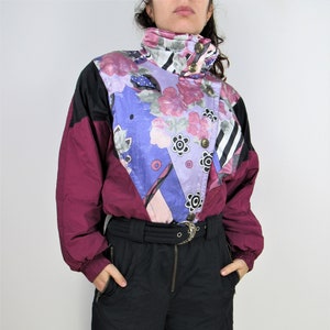 Flowers vintage 90s one-piece ski suit
