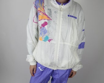 Diadora Vintage 90&#39;s Nylon Tracksuit - Size L