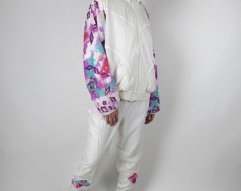 Adidas Vintage 90&#39;s Nylon Tracksuit - Size M