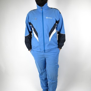 Sergio Tacchini Atlanta 1996 Vintage 90&#39;s Nylon Tracksuit - Size M