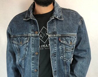 Giacca di jeans levis | Etsy Italia