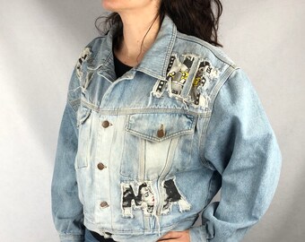 Crazy Denim Jacket - Etsy