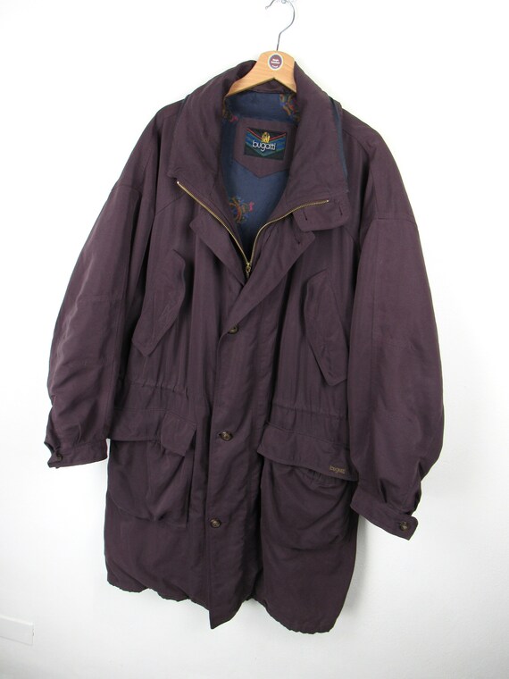 Unisex Long Bugatti 90s Long Trench Coat Size XL Etsy Canada