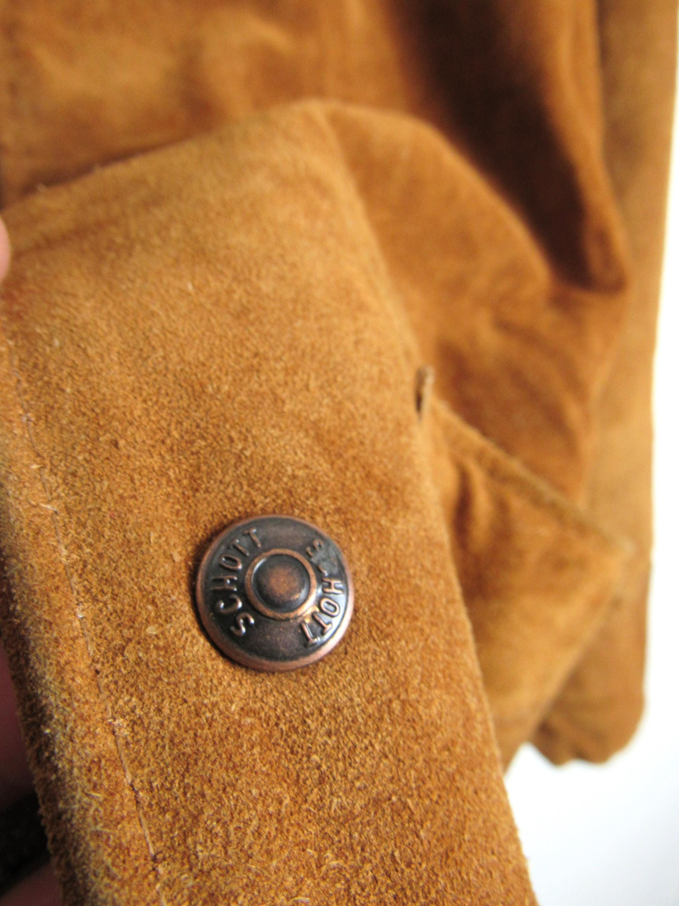 Schott Western Vintage 80's Suede Jacket - Size M - Etsy