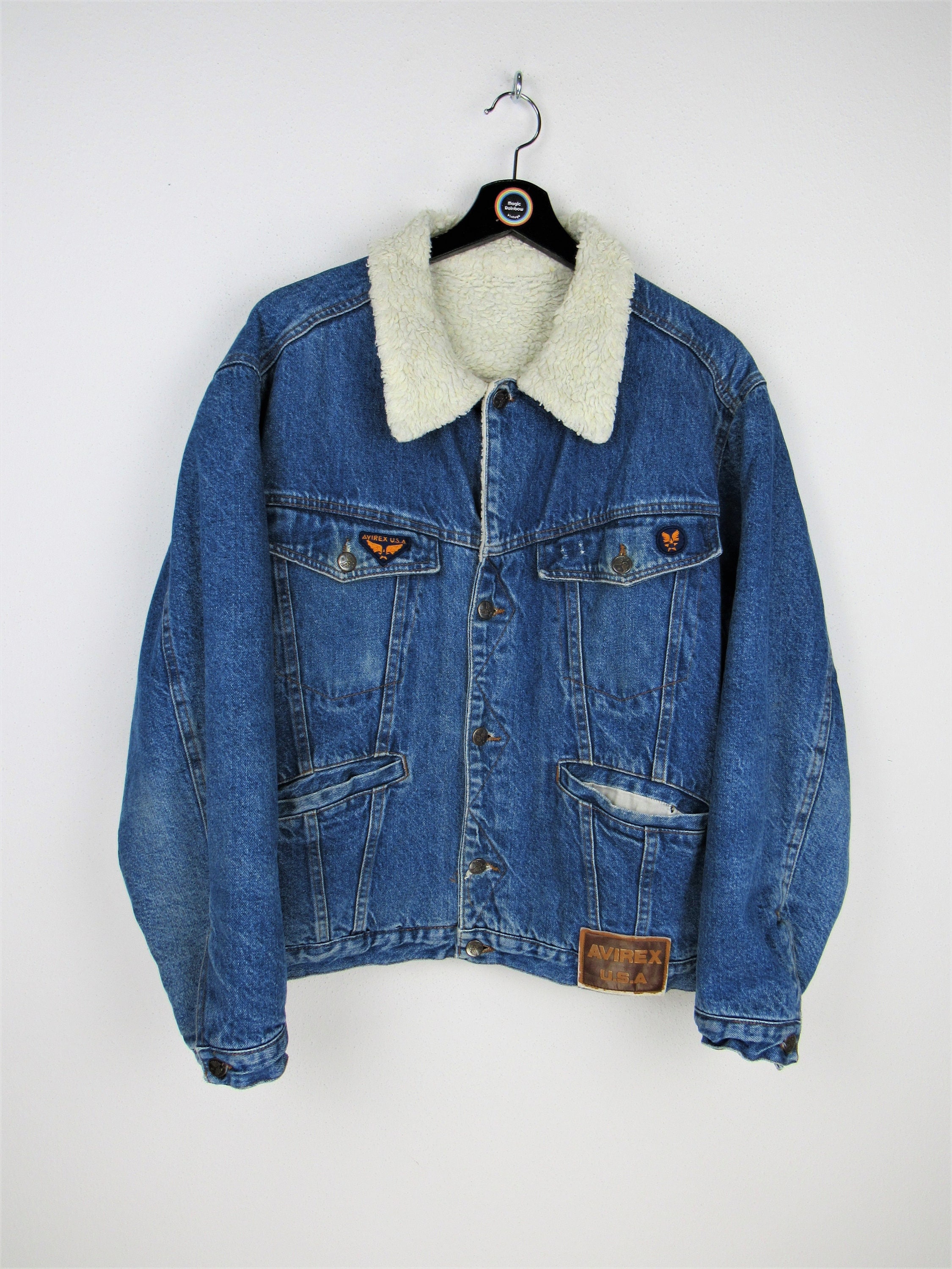 avirex jeans jacket