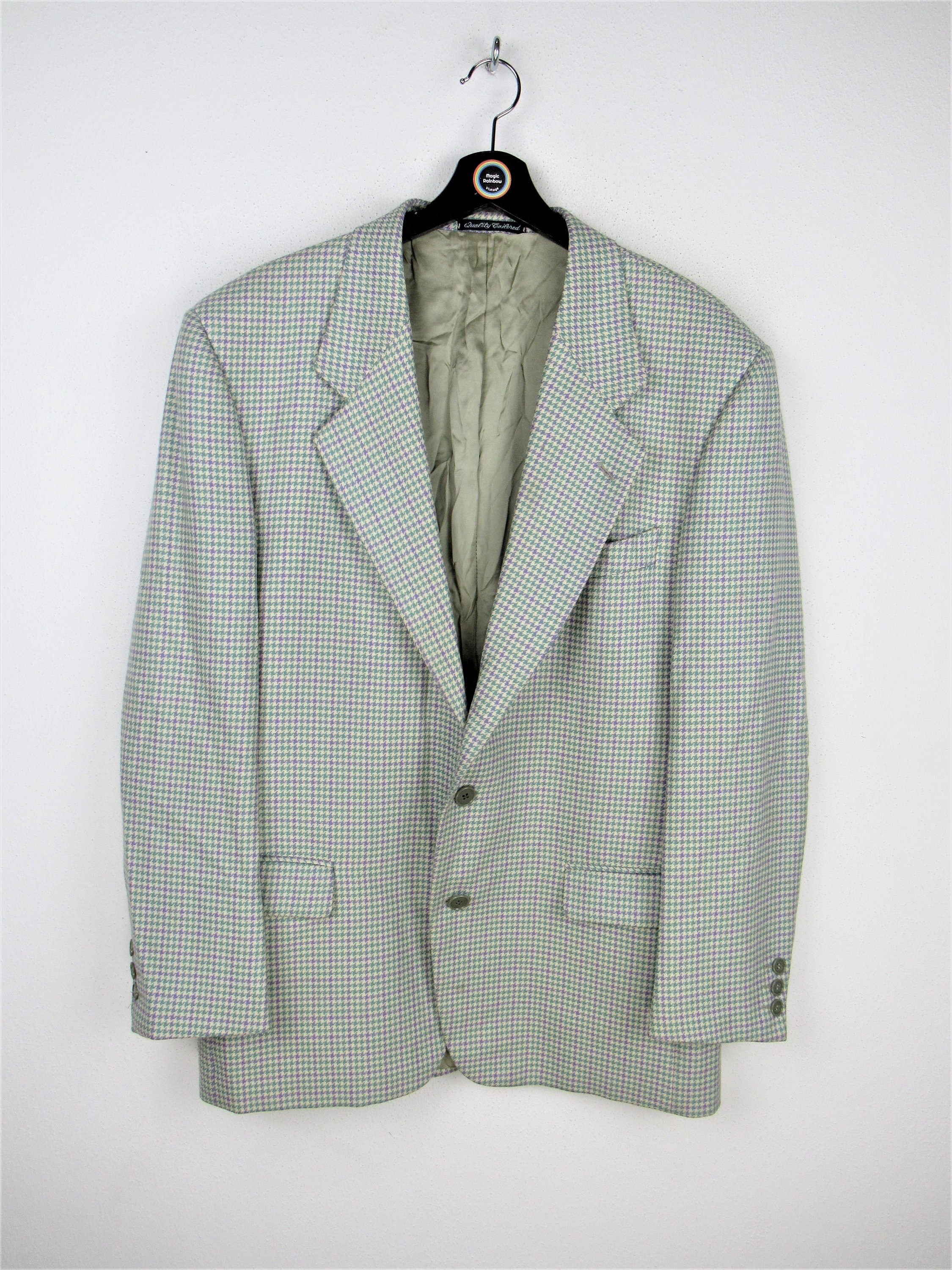 2024新発 Vintage 90s Tweed Jacket - Size L/XL - Etsy ジャケット・アウター