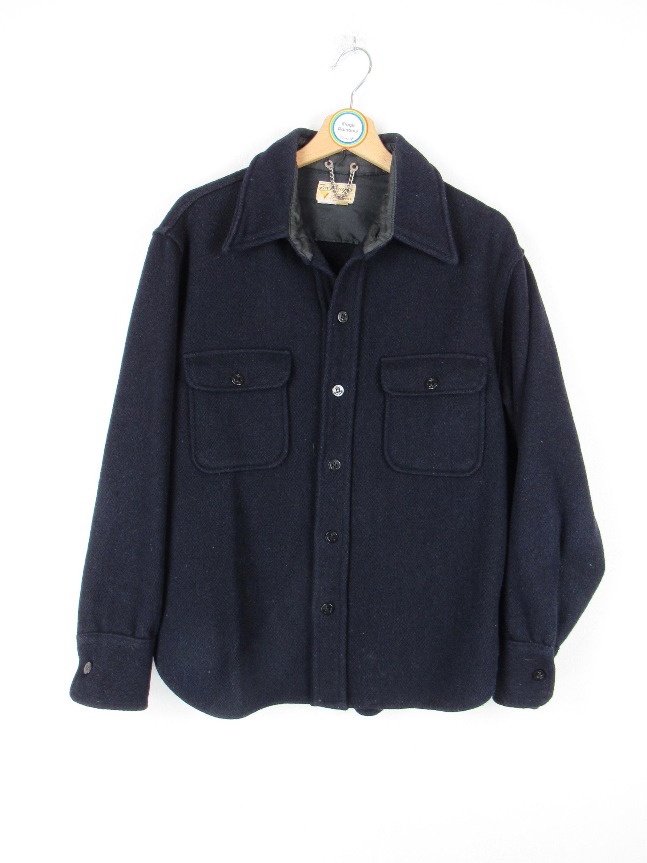 Fox Knapp Wool Shirt - Etsy