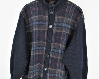 S*様 90s vtg   wool bomber jac Vintage 90s Wool Bomber Jacket - Size L - Etsy