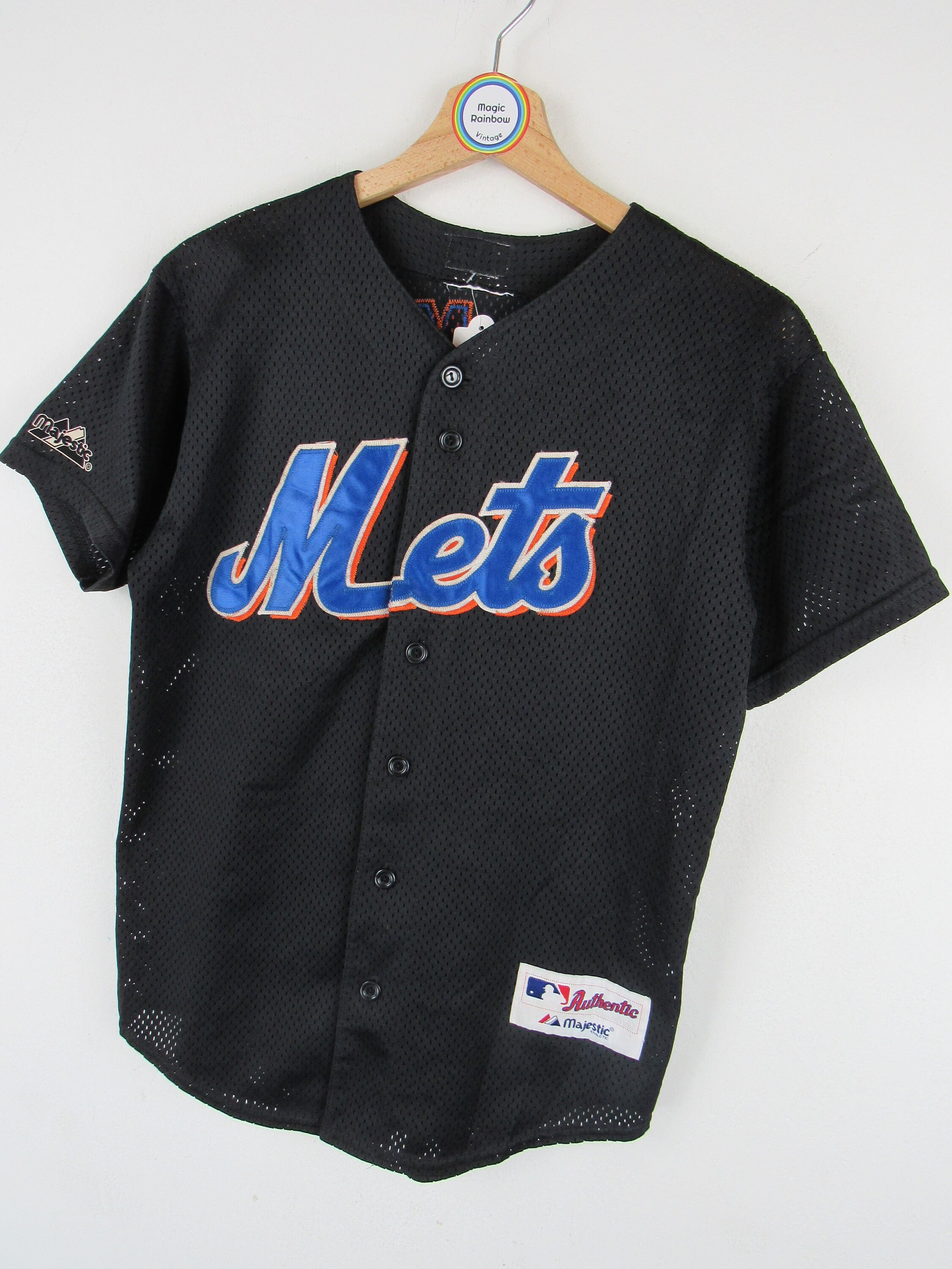 New York Mets Majestic MLB Alomar 12 Vintage 90s Baseball New York Mets Majestic MLB Alomar 12 Vintage 90s Baseball