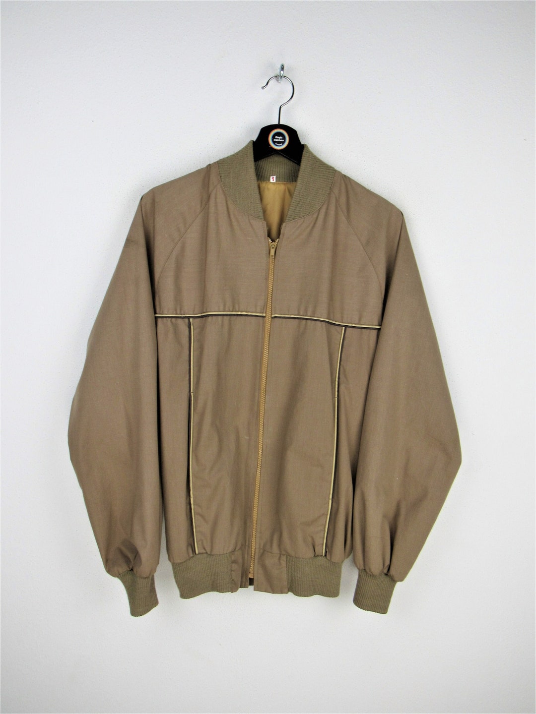 Vintage Bomber Jacket 70s - Size L - Etsy