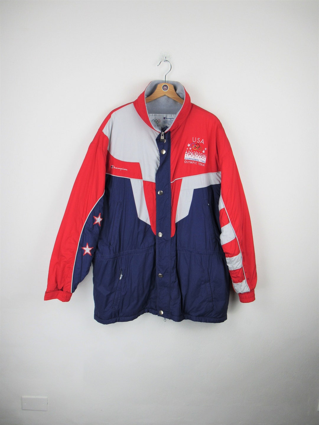 Lillehammer 1994 USA Olympic Team Vintage 90s Champion Lillehammer 1994 USA Olympic Team Vintage 90s Champion