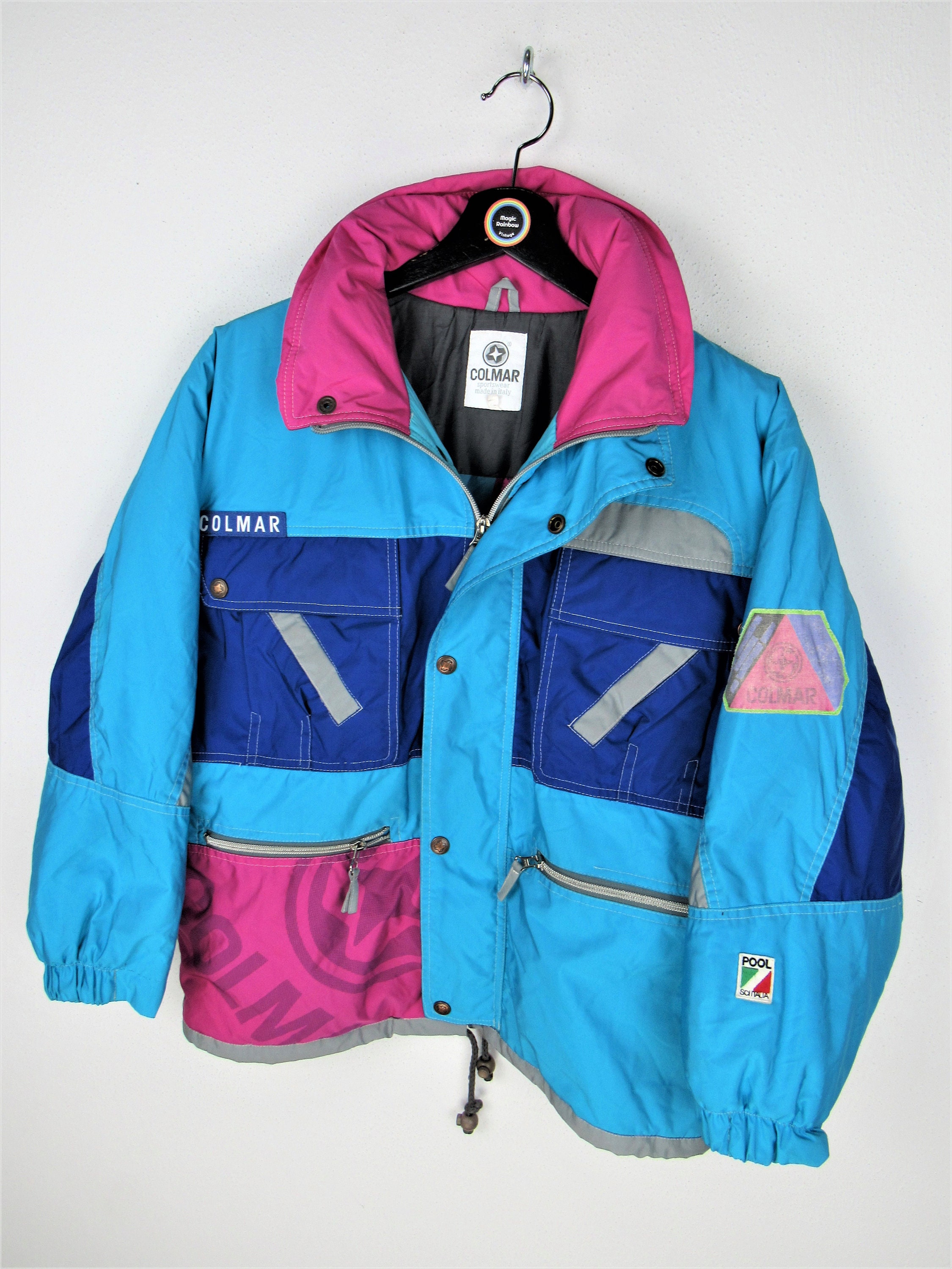 Vintage COLMAR Techno Logic Ski Jacket Size L oversize extreme 90s sport  style