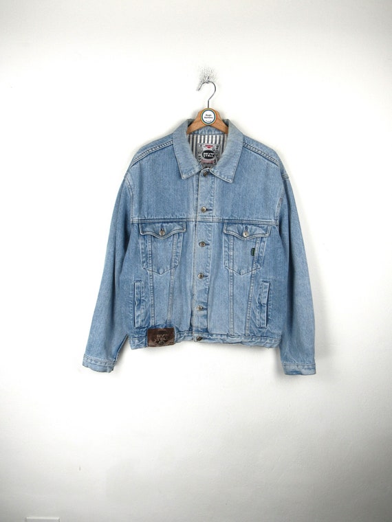 Vintage 80s 90s Bryn Stell Denim Jacket - Size L - image 1