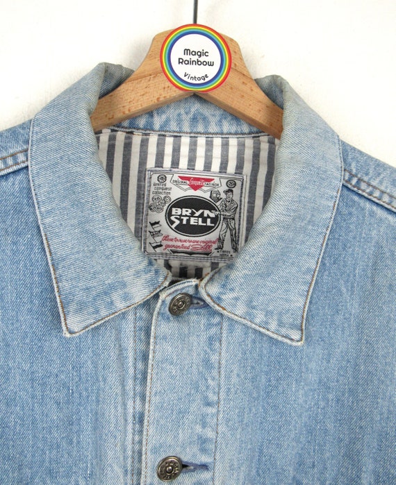 Vintage 80s 90s Bryn Stell Denim Jacket - Size L - image 4