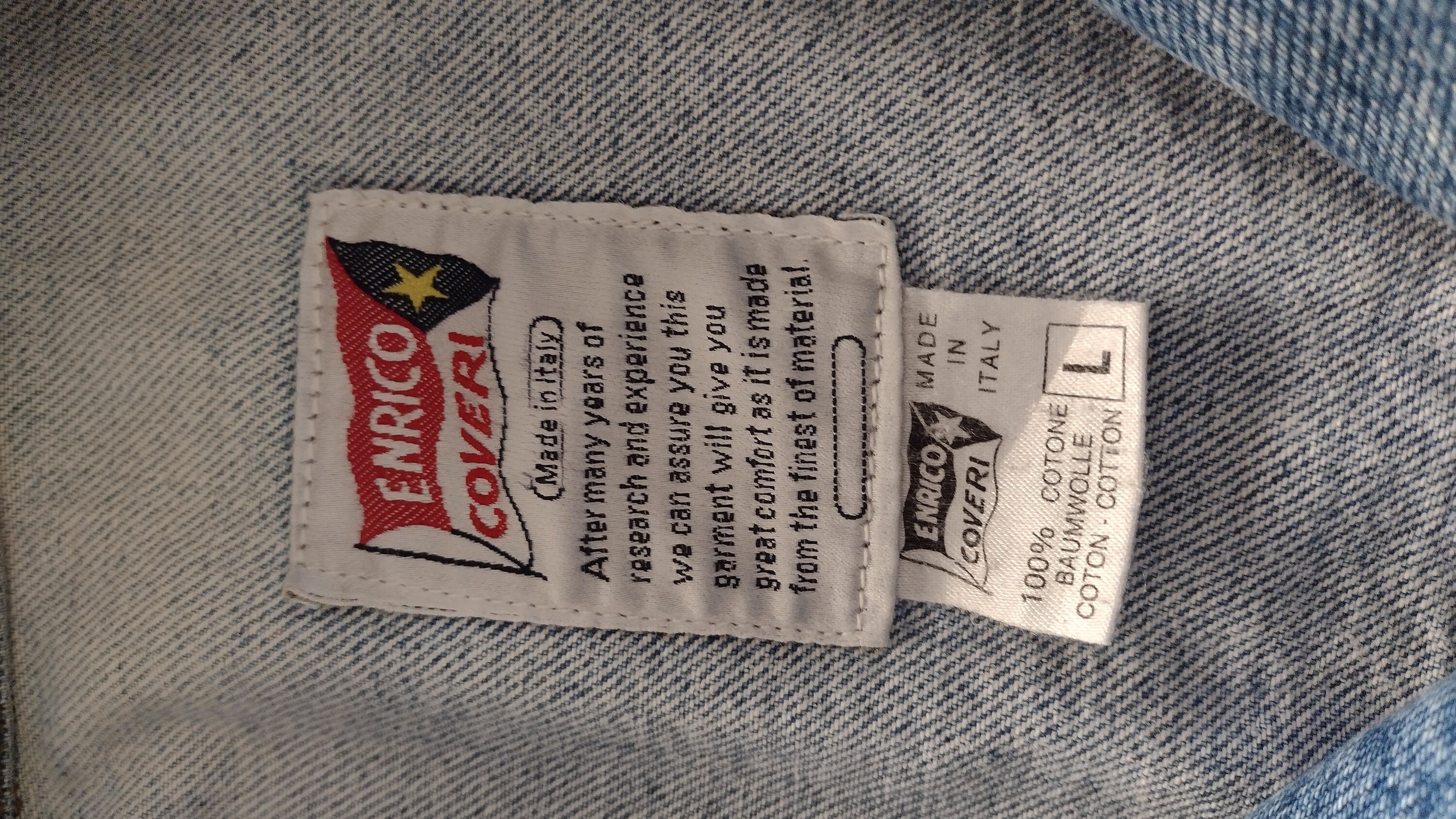 Enrico Coveri Vintage Jeans Jacket of 