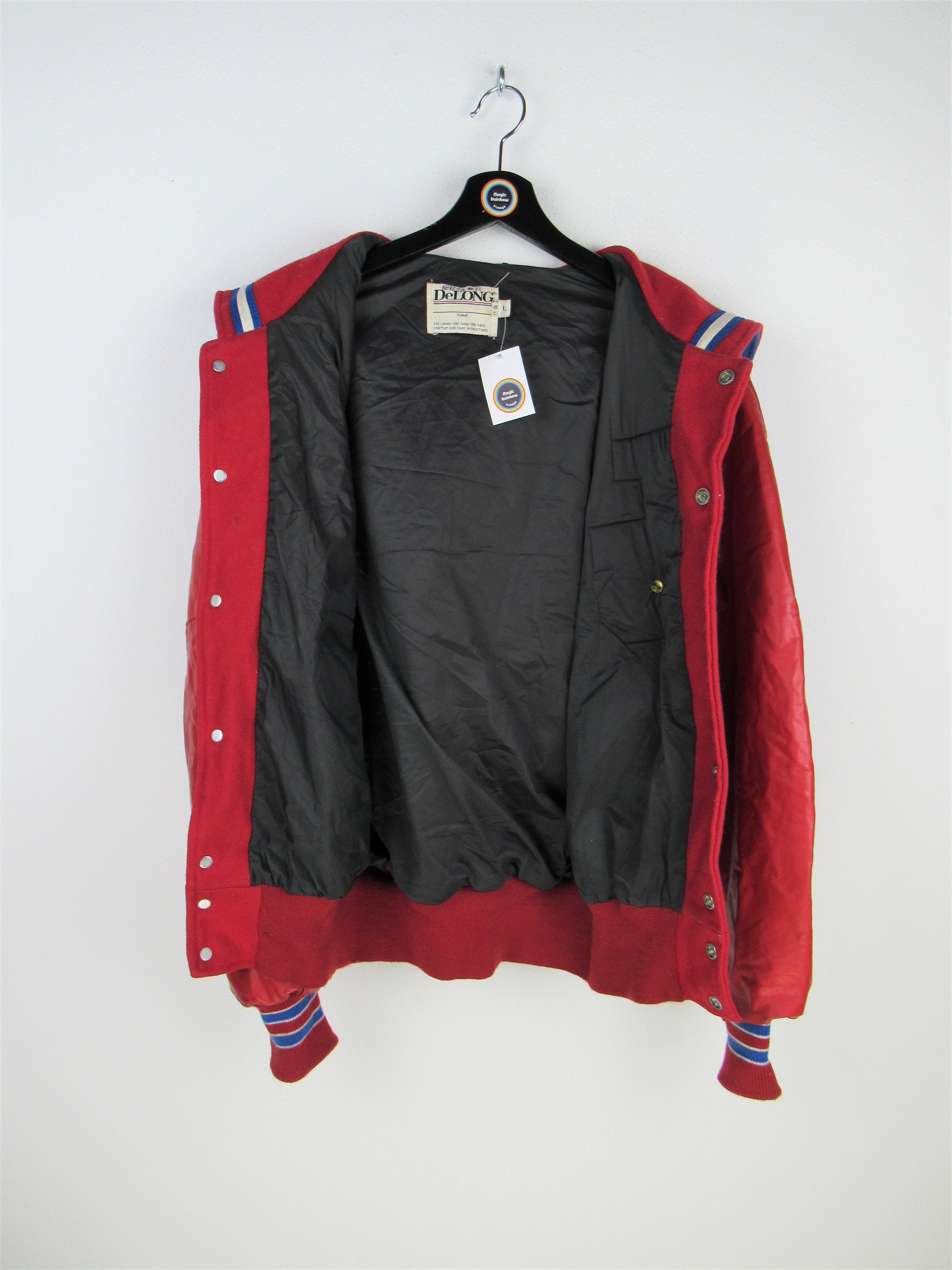 Vintage 80s-90s Teddy Varsity Jacket - Etsy