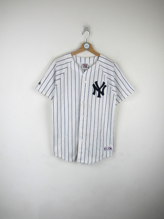 90s Majestic MLB NEW YORK YANKEES メッシュ VTG New York Yankees Jacket Men XL Majestic MLB Baseball Script