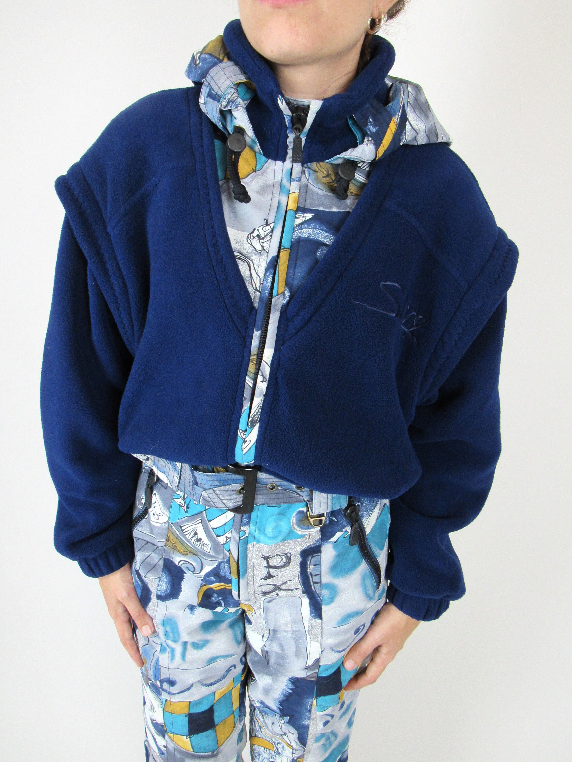 Silvy Vintage 90's Full Ski Suit - Size S - Etsy