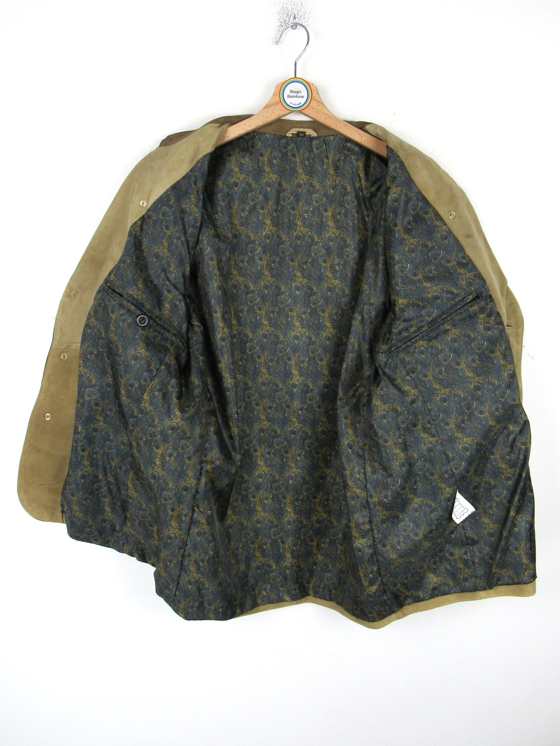 Vintage 80s/90s Tyrolean Suede Jacket - Size L - Etsy