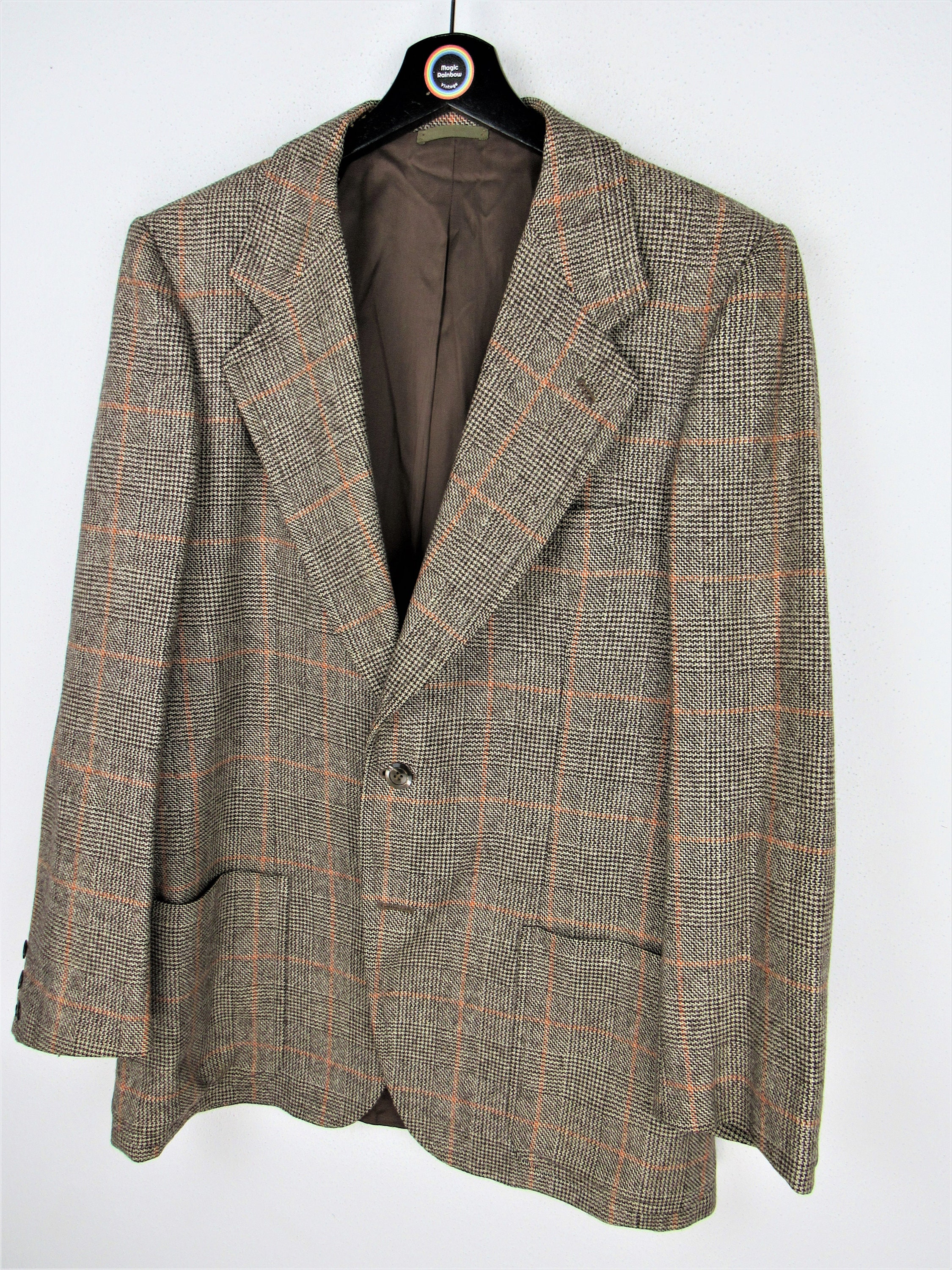 Vintage 90s Tweed Jacket Size S/M - Etsy