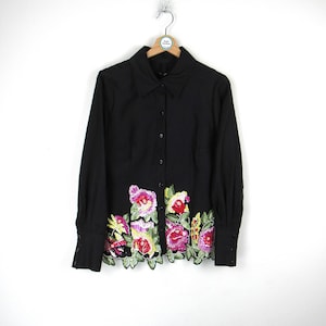 Mariella Burani vintage women&#39;s shirt long sleeve 90s deadstock - Size S