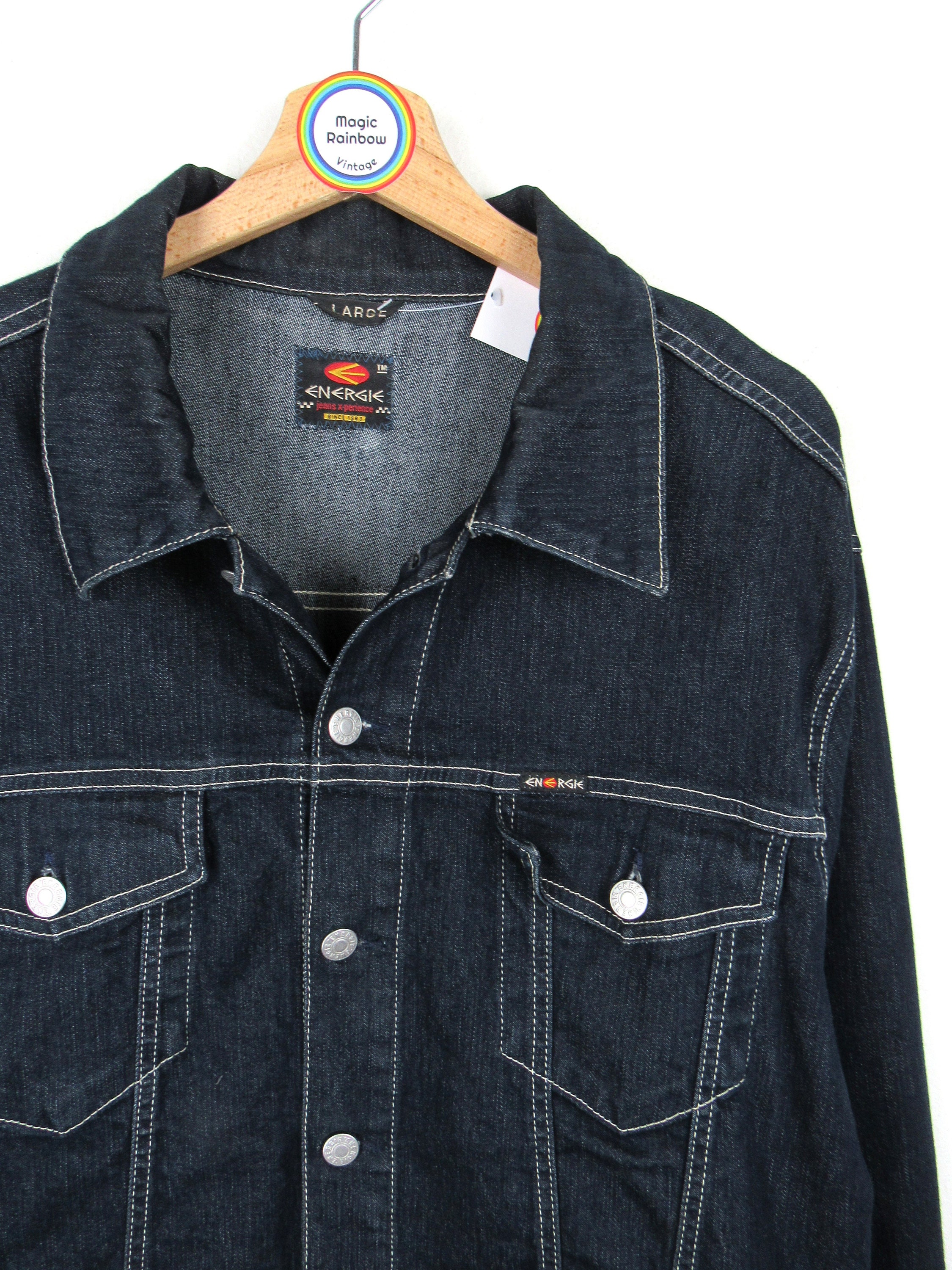 90's Euro Vintage Gimmick Denim Blouson