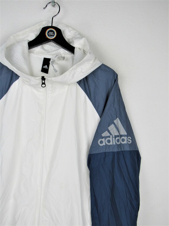 Adidas Vintage 90s Light Windbreaker - Size XL