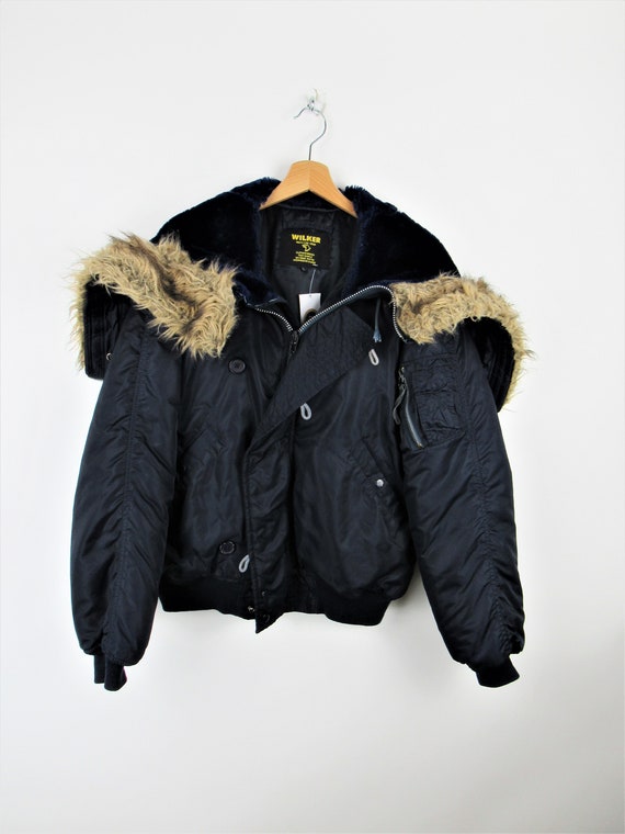 【archive】90's BOMBER FLIGHT FUR JACKET Vintage 90s B-15D US Air Force Alpha Industries Bomber