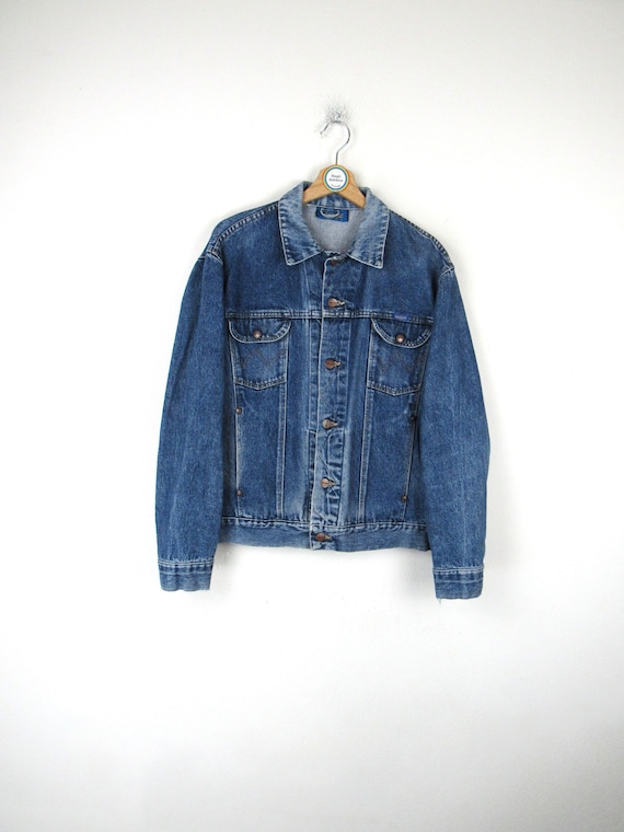 80s Wrangler USA製 DenimJacket vintage Buy Vintage 80s 90s Wrangler Denim Jacket - Size L Online in India