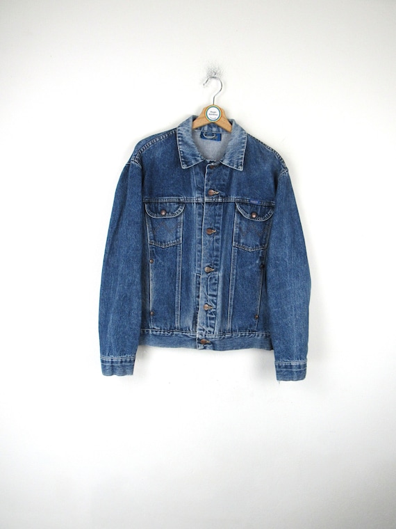 Giacca di jeans Wrangler vintage anni '80 '90 - Ta