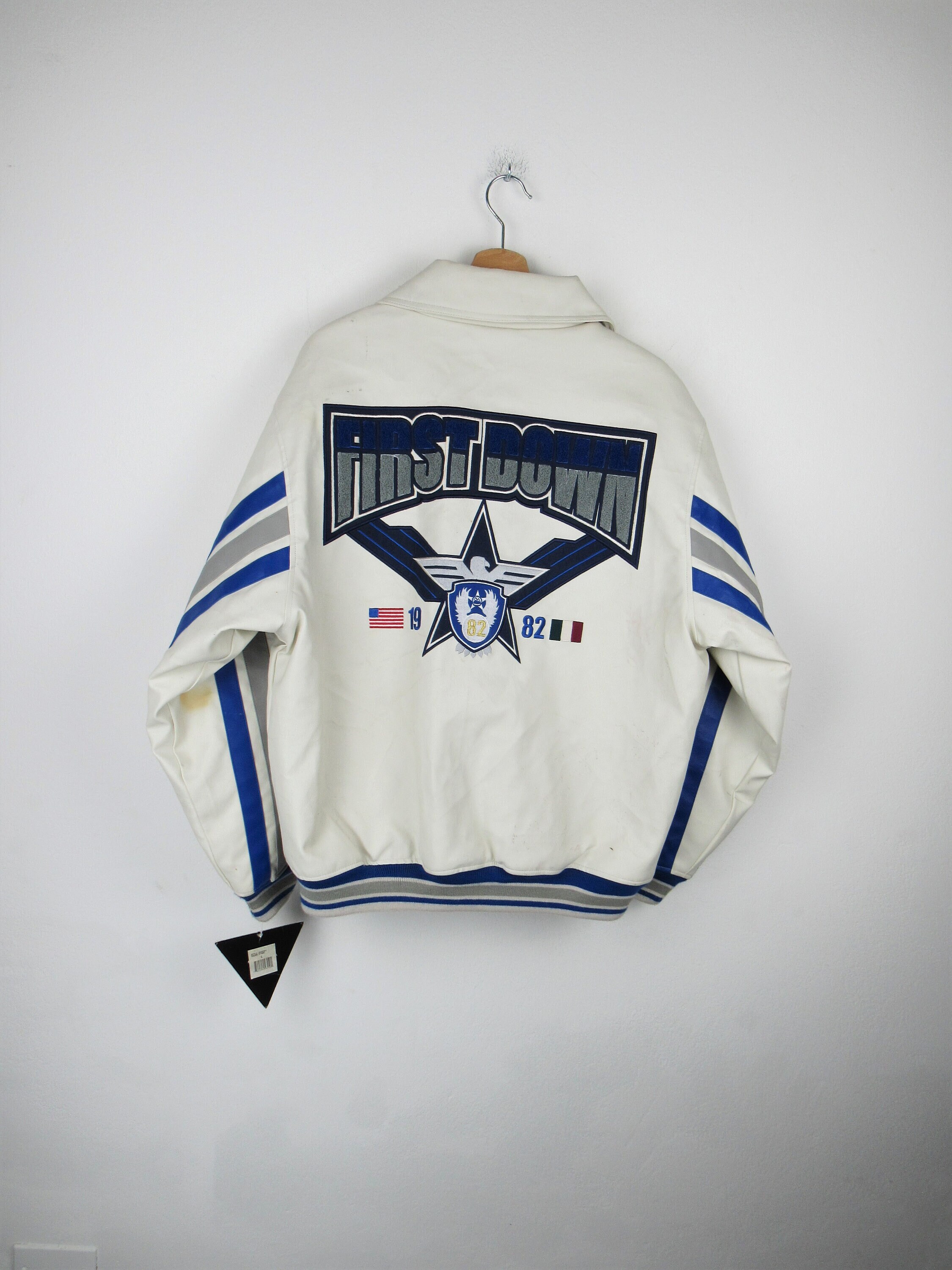 Vintage 90s Deadstock First Down Racing Gear Jacket - Size L Vintage 90s Deadstock First Down Racing Gear Jacket - Size L