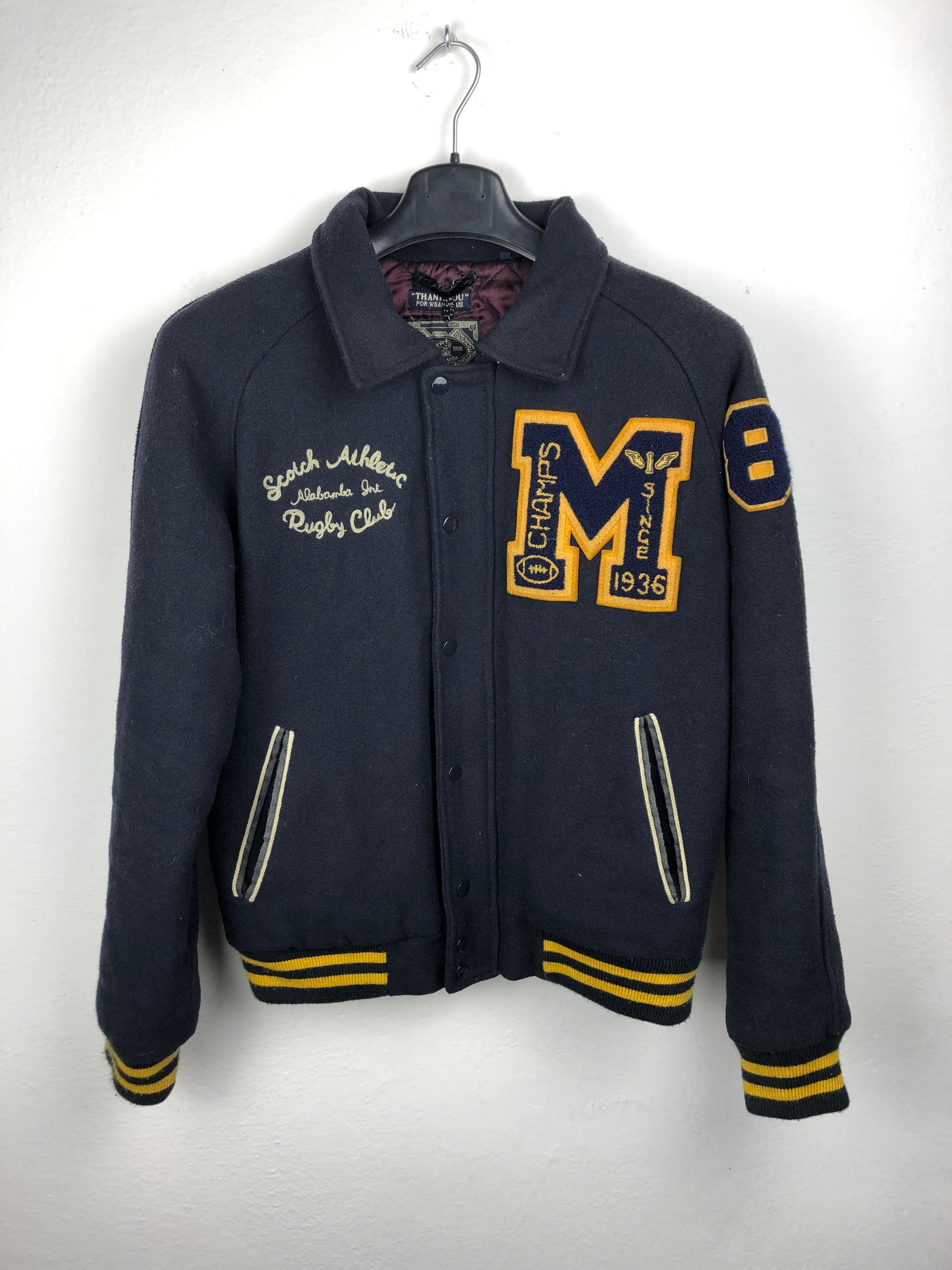 Champs College Coat Jacket Scotch and Soda Amsterdam Rugby - Etsy