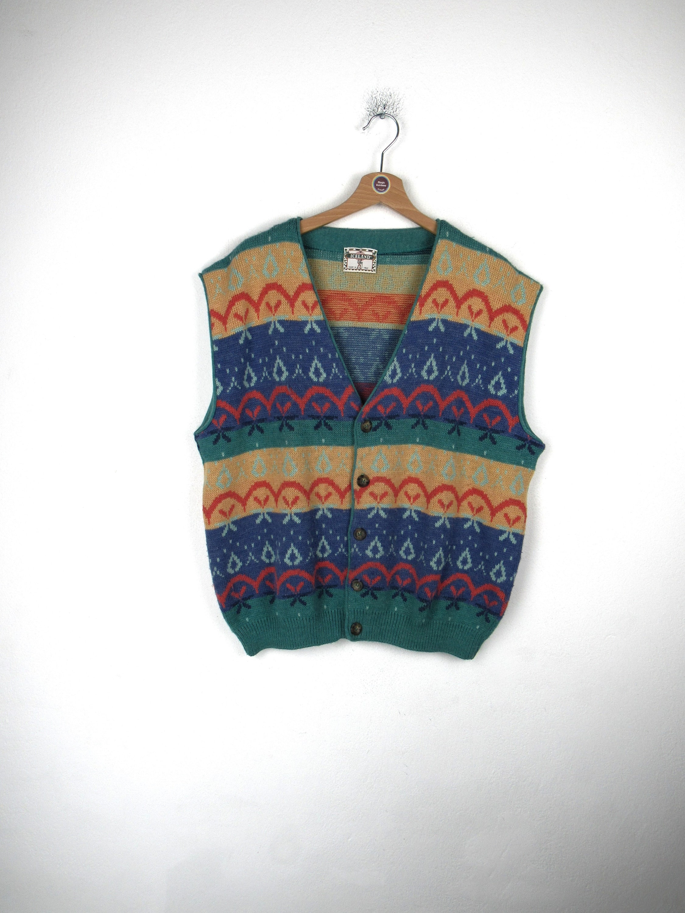 Icelandic Wool Vest - Etsy Denmark