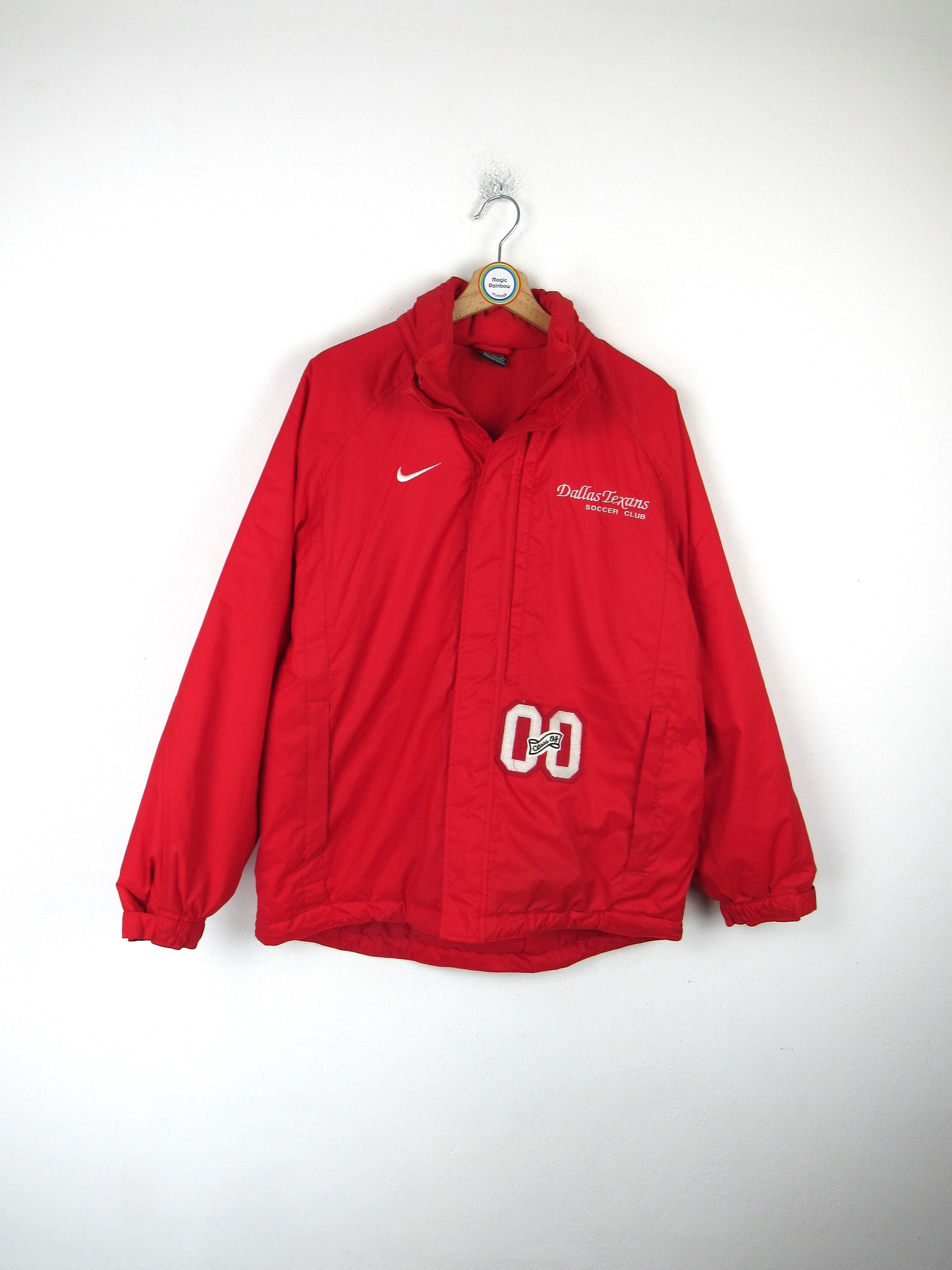 Vintage 1990s Nike Dallas Texans Soccer Club Jacket - Size Medium