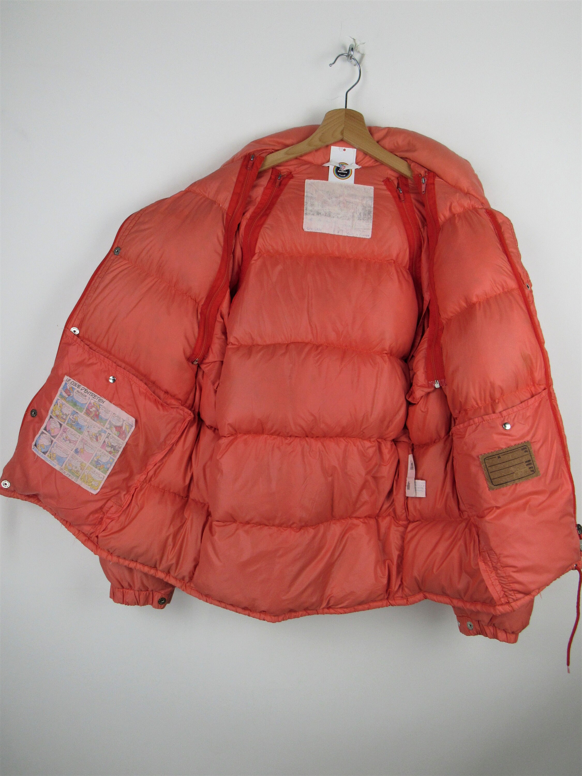 Down Jacket Moncler Grenoble Vintage 90s - Size M - Etsy