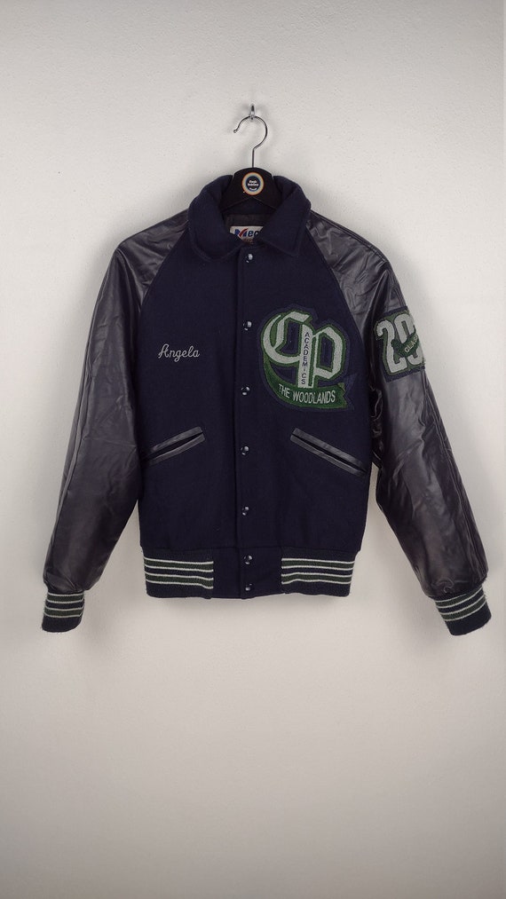Vintage 80s 90s Varsity Teddy Jacket - Etsy Israel