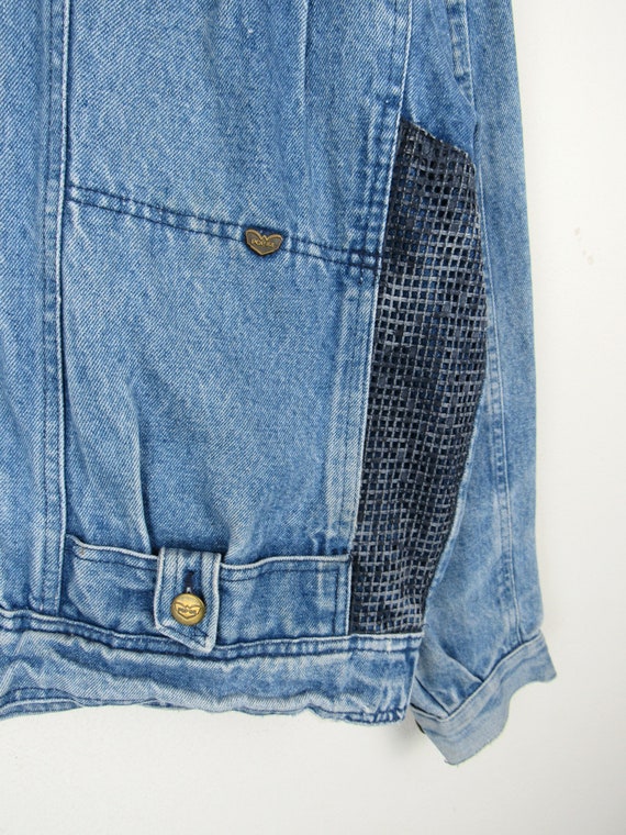 Vintage 80s 90s Pop 84 Denim Jacket - Size S/M - image 3