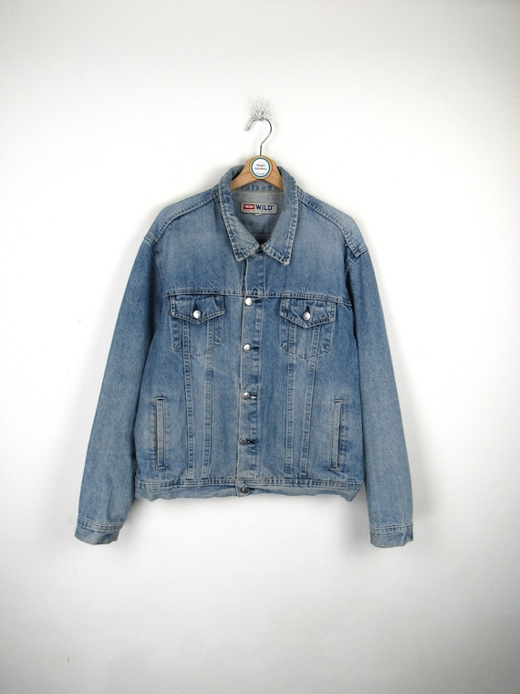 Giacca di jeans D Wild vintage anni '80 '90 - Taglia L